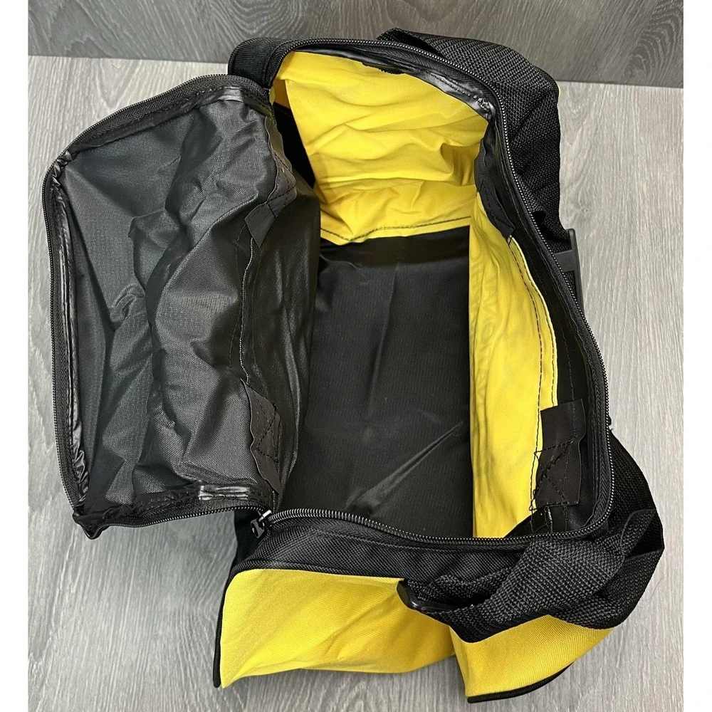 National Geographic Duffel Bag Gym Travel Tote Medium Yellow Carryall Shoulder